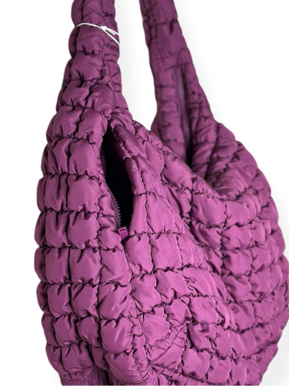 COS Oversized Quilted Large Crossbody Bag - Purple - Picture 7 of 9